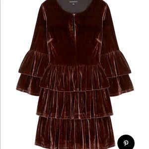 Olivia Palermo x Banana Republic Velvet Dress